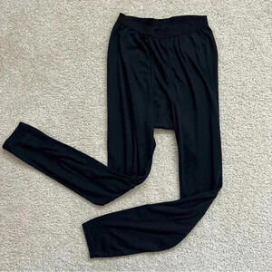 Patagonia Capilene Mid weight Baselayer Leggings Pants Men Sz Medium Black Snow,